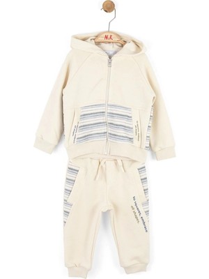 Nk Kids Kız Çocuk Eşofman Takımı Krem 27600