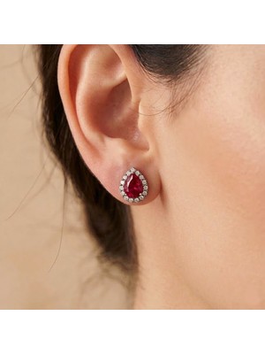 Pigado 925 Ayar Gümüş Gümüş Otantik Damla Model Küpe