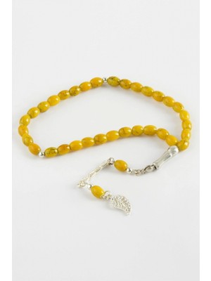 Marsilyan Mısır Kesim Cam Taş Tesbih 7 mm