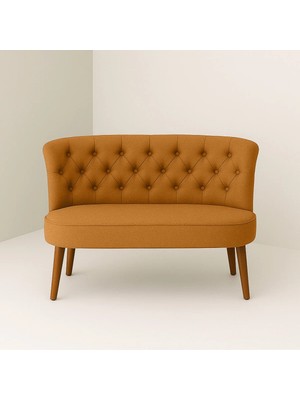 Kahraman Mobilya Aksesuarları Ikili Koltuk Kiremit - Çay Seti Koltuk