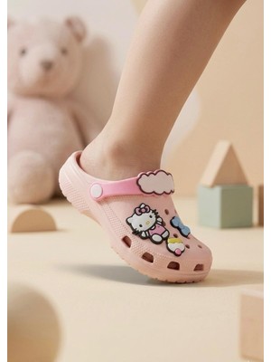 Altın Pabuç Çocuk Cross Terlik Figürlü Rahat Hafif Kaymaz Bahçe Plaj Havuz Günlük Yazlık Terlik