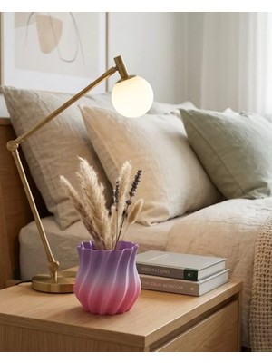 MiraLive 3D Kıvrımlı Vazo Pembe