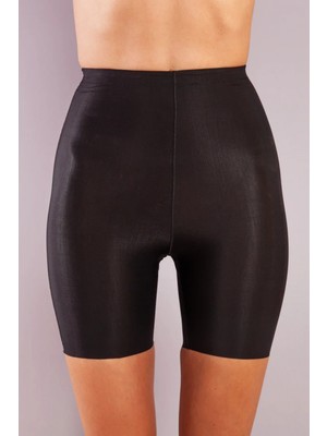 Pileli Store Pilelistore Girdle  Hight Waist Micro Short Corset, Siyah Toparlayıcı Normal Bel  Korse