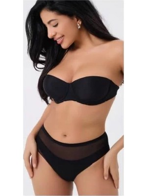 Pileli Store Pilelistore Freshness 0025 Lazer Kesim Tül Yüksek Bel Bato Korse