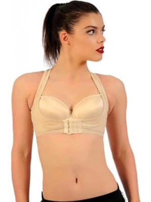 Pileli Store Pilelistore Ten Kadın Sırt Toparlayıcı Göğüs Dikleştirici Korse - 795