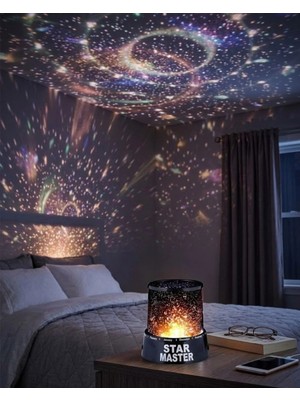 SHC4200 Çocuk Odası Yıldız Projektörü Renk Değiştiren Gece Lambası