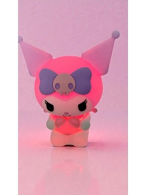 Famemus Accessory Kuromi Kaliteli Masa Gece Lambası Boyut:12 cm