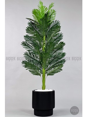Biçiçek Yapay Areka Ağacı Tek Gövdeli 180 cm Gala Saksıda