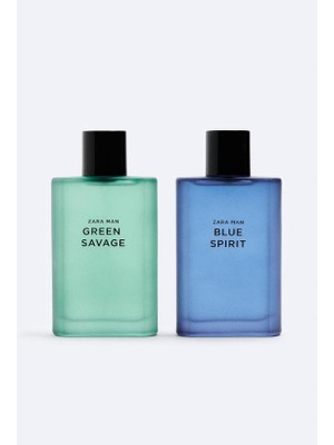 Zara Man Green Savage + Zara Man Blue Spırıt Eau De Toılette 2x 90 ml