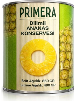 Primera Dilimlenmiş Ananas 850 gr