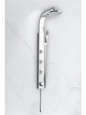 Mistillo PANEL DUŞ SİSTEMİ SUS 304 İNOX KROM DESENLİ