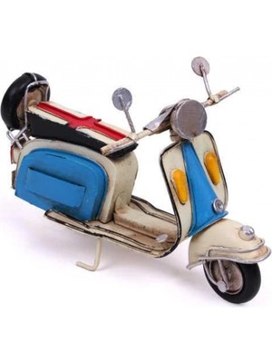 Pileli Store Pilelistore Dekoratif Metal Scooter Vintage Dekoratif Ev Ofis Hediyelik