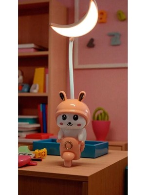 Famemus Accessory Sevimli Tavşan Masa Üzeri Gece Lambası Boyut 30CM