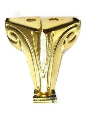 Pileli Store Moda Sac Sandık Ayağı, Kutu Ayak 2,5 cm - Sarı, 100 Adet