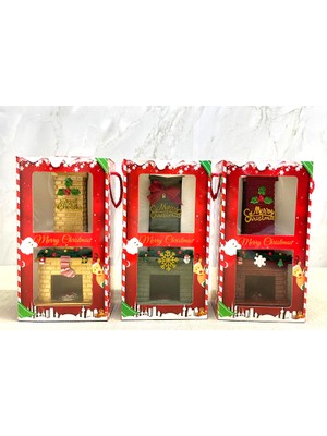 Ttt Noel Temalı Polyester Şömine Tütsülük