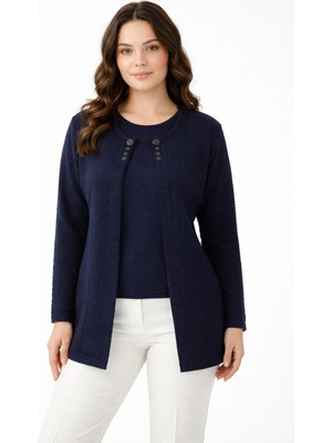 Gürkan Kadın Anne Triko 2 Li  Hırka Takım BGL-ST05295