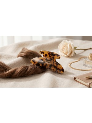 Lotus Luxury Asetat Kemik Toka Yüksek Kalite Ithal Ürün (9 Cm)