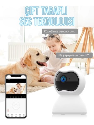 Ttt Çift Taraflı Ses Özellikli Wi-Fi Kamera