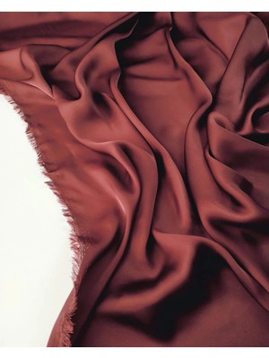 Kumaş Parça Bordo Renkte Ince Saten En: 145CM