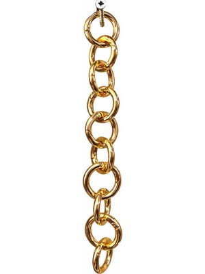 Nobrand Hobi Yaylı Yuvarlak Layt Gold Halka 2 cm 5 mm