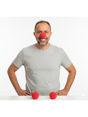 SHC4200 2 Adet Palyaço Burnu Sünger Palyaço Burnu