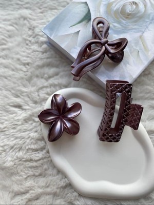 Morfi 3'lü Set Fiyonk,lotus,dikdörtgen Toka