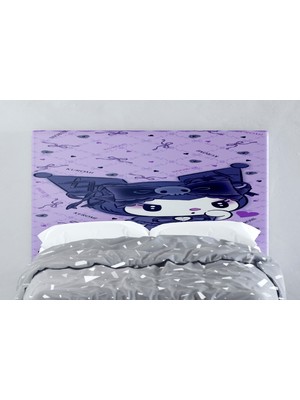 Kuromi Mor Baza Başlık Kılıfı M3