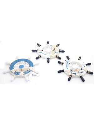 Popüler Sepet Ahşap Marin Duvara Asmalı Dümen