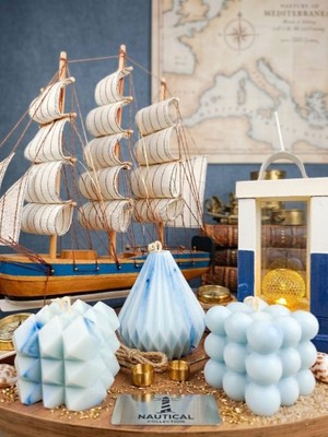 Moresun Golden Wick Okyanus Kokulu 3'lü Set Mum