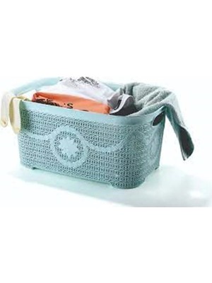 Pileli Store Örgü Çamaşır Sepeti 35LT ROYALEKS-ASD160