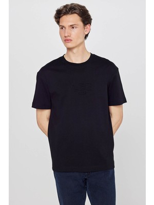 Lee Mid Logo Siyah Erkek T-Shirt L2610041001