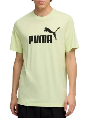 Puma Ess No.1 Logo Tee Yeşil Erkek T-Shirt 682533-38