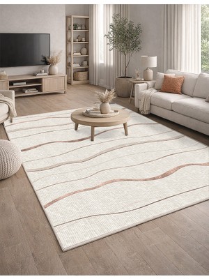 Lioara Home Modern Mermer Desen Dijital Baskılı Halı – Modern, Kaymaz Taban, Salon & Oturma Odası Için Halı