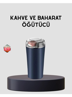 Uravas Store Paslanmaz Çelik Otomatik Öğütücü Kolay Temizlenebilir Yedek Bıçaklı