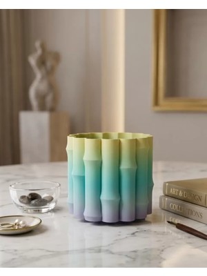 Nemere İthalat 3D Yeşil Vazo Nemere Ithalat