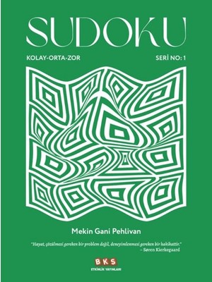 Cep Sudoku 1 BKS Etkinlik Yayınları 192 Sayfa Mekin Gani Pehlivan ile Zihninizi Geliştirin