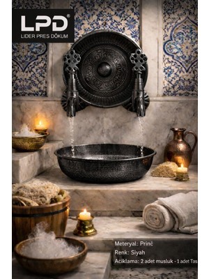 LPD Osmanlı Musluk Set Siyah