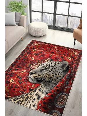 Lioara Home Art Desing Dijital Baskılı Halı – Modern, Kaymaz Taban, Salon & Oturma Odası Için Halı