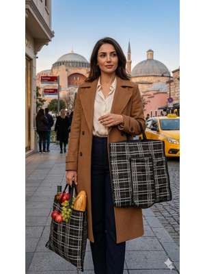 Viberia Pratik Katlanır Market Çantası Trend Çanta Inovasyon Ürün