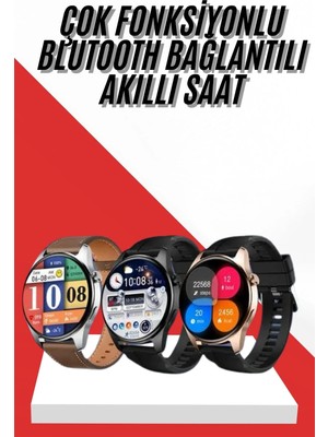 Calperia Akıllı Saat 1.5 Inç Amoled Ekran Çift Kordonlu Gps Nfc Uyumlu