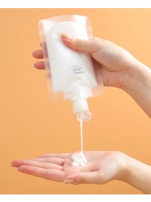 Ttt 3 Adet 100ML Krem Şampuan Kabı Tekrar Kullanılabilir Set