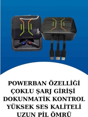 Calperia Wireless Şarjlı Akıllı Saat ve Dijital Göstergeli Kablosuz Bluetooth Kulaklık Nabız Ölçer