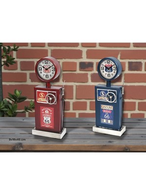 Ttt Klasik Benzinlik Tasarımlı Masaüstü Saat