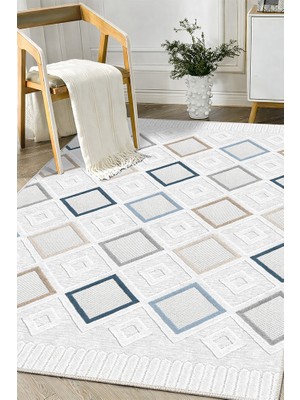 Lioara Home Bohem Desenli Modern Dijital Baskılı Halı – Modern, Kaymaz Taban, Salon & Oturma Odası Için Halı