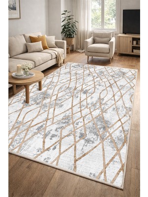 Lioara Home Modern Dijital Baskılı Halı – Modern, Kaymaz Taban, Salon & Oturma Odası Için Halı