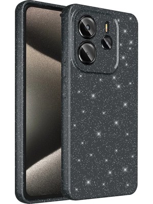 Ahlttiba Xiaomi Redmi Note 14 Cep Telefonu Için Uyumlu Kılıf Kapak Kamera Korumalı Simli Lüks Koton