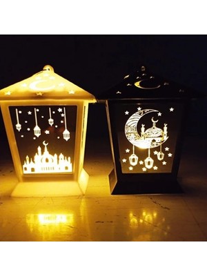 Ttt Ramazan Temalı Kare Kubbe LED Lamba