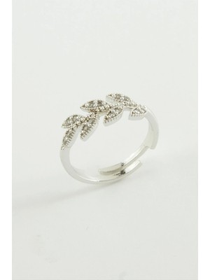 SHC4200 Yaprak Zirkon Taşlı Yüzük