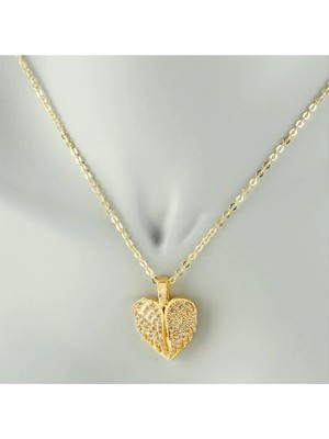 SHC4200 Kanat Açılır Kapanır Zirkon Taşlı Kolye