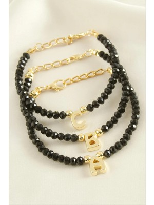 SHC4200 Harfli Kristal Bileklik